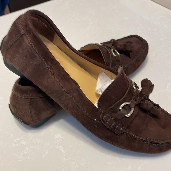 Vaneli suede driving shoes size 8 - Picture 4 of 4